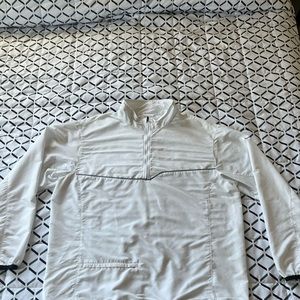 White Nike windbreaker
